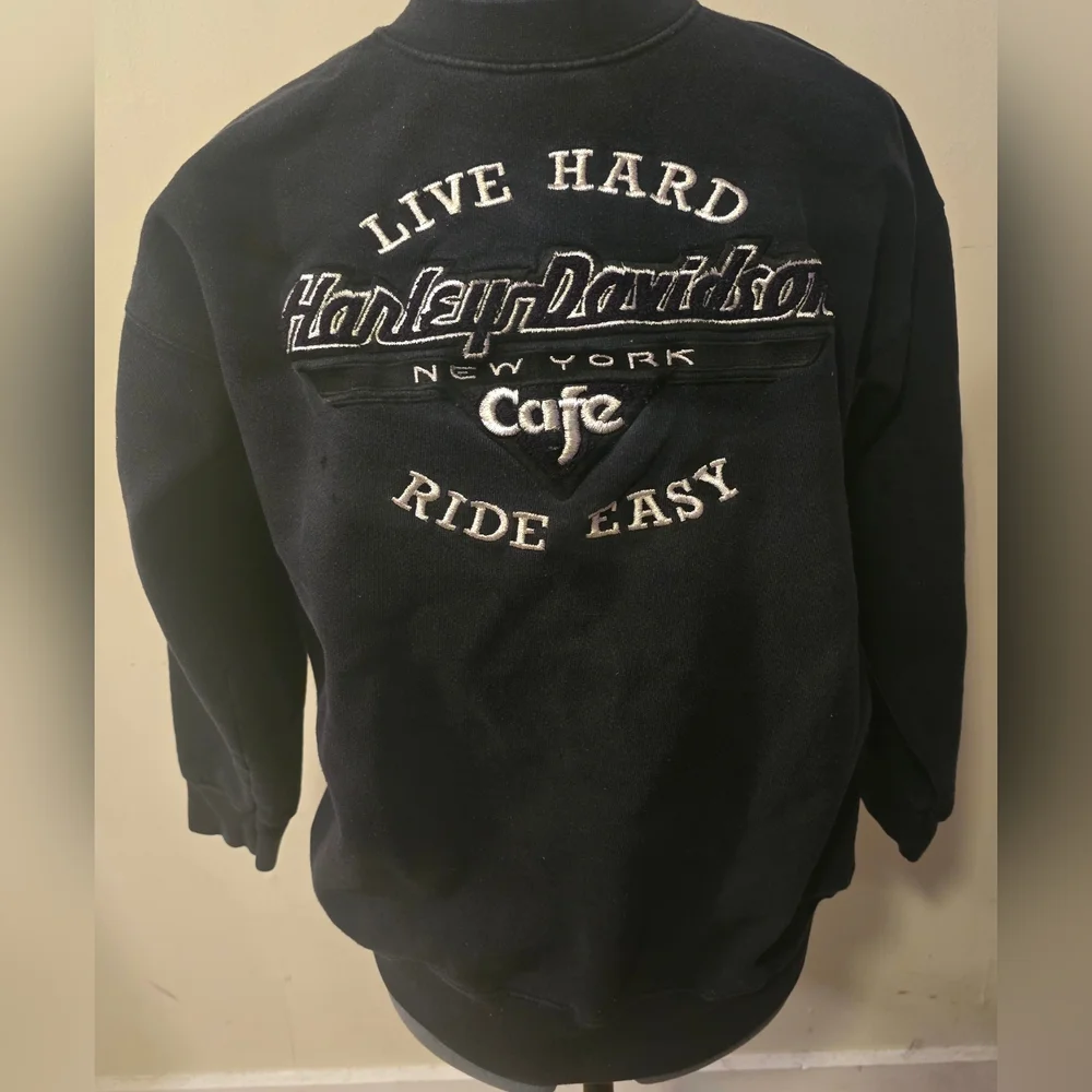 Authentic LIMITED EDITION Harley-Davidson Café Crewneck Sweatshirt - Picture 2 of 2